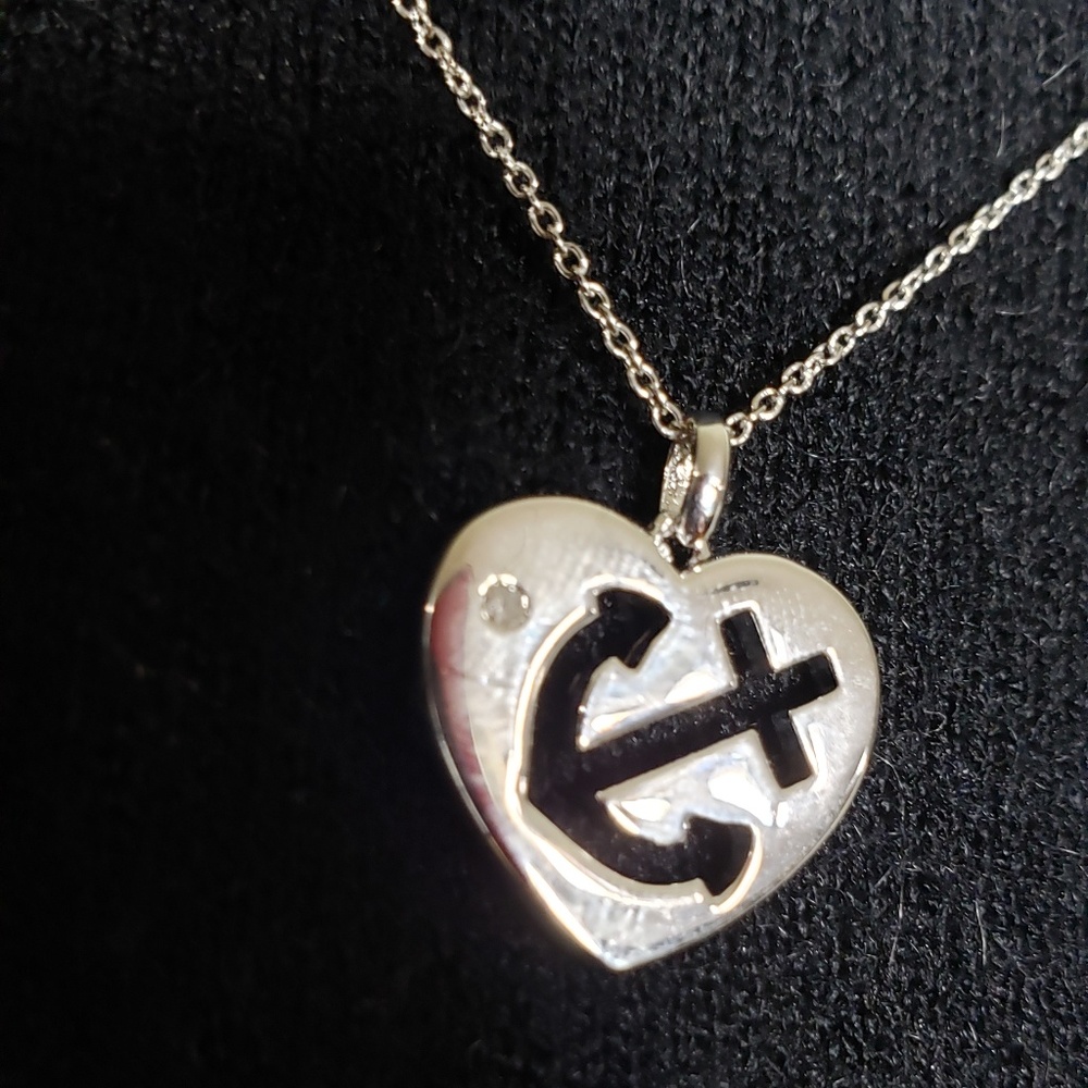 Diamond Accent Pendant Necklace, 18"